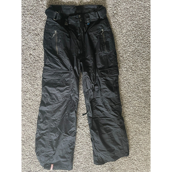 Bonfire Radiant Snowboard Pants SM Black Classic Fit Outdoor Mens Snow Ski - Picture 1 of 11